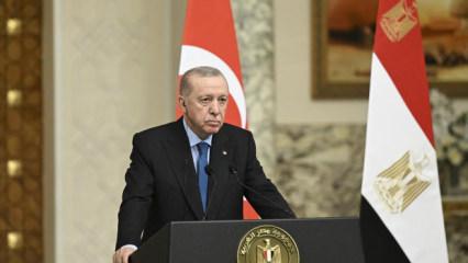 Cumhurbaşkanı Erdoğan: Gazze'nin yeniden imarında da Mısır ile &ccedil;alışmak istiyoruz