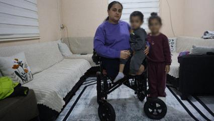 Depremde eşini, 2 &ccedil;ocuğunu ve bacaklarını kaybeden kadın mahkemelik oldu