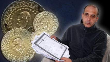 Elindeki altınlarla para kazanmak istedi, elindekinden oldu!