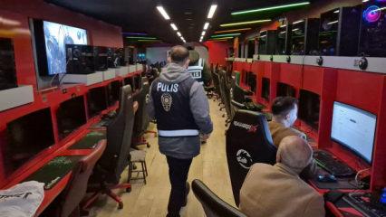 Polise yakalanan &ouml;ğrenciler panik oldu! Eskişehir'de internet kafelere denetim