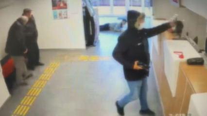 Fatih'teki banka soygunu kamerada!