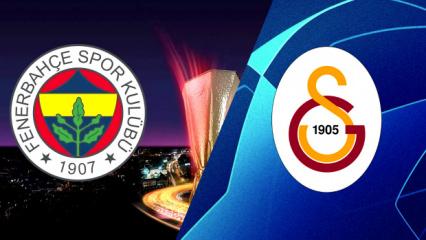 Fenerbah&ccedil;e ve Galatasaray'ın Avrupa listeleri belli oldu