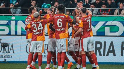 Galatasaray 3 puana 3 golle uzandı: &Ccedil;. Rizespor i&ccedil;in tehlike &ccedil;anları
