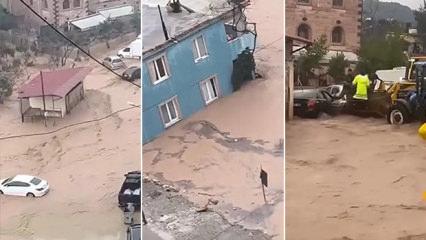 Hatay'da şiddetli sağanak sele neden oldu!