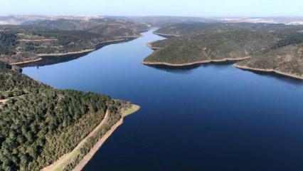İstanbul'da barajlarda 2 g&uuml;nde 10 g&uuml;nl&uuml;k artış yaşandı