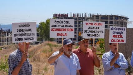 İzmir'in fiyaskosu: 3 Belediye Başkanı değişti 15 senedir bitmedi: Mağdurlar isyan ediyor