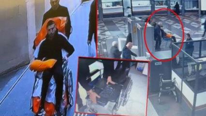 Jandarmayı şehit eden saldırgan silahı tekerlekli sandalyenin tuvaletine gizlemiş