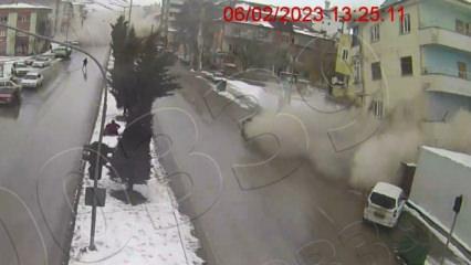 Kahramanmaraş depreminin yeni g&ouml;r&uuml;nt&uuml;leri ortaya &ccedil;ıktı: Felaketin boyutu kamerada!