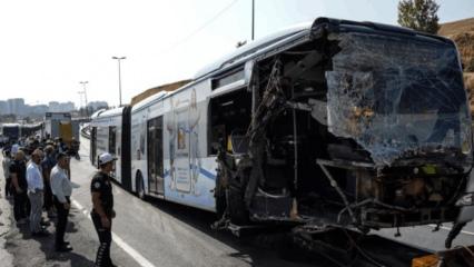 K&uuml;&ccedil;&uuml;k&ccedil;ekmece'deki metrob&uuml;s kazasında tutuklu şof&ouml;r hakkında yeni gelişme