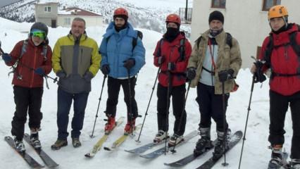 Mesoraş Yaylası&rsquo;nda bir ilk: Zirvede dağ kayağı ile spor turizmi