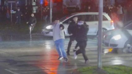 Samsun'da Trabzonspor otob&uuml;s&uuml;n&uuml; taşladığı iddia edilen 6 kişi g&ouml;zaltında