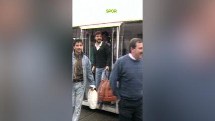 T&uuml;rk futbolunda nostalji r&uuml;zgarı: 1989 yılında Milli takımımızın deplasman d&ouml;n&uuml;ş&uuml;...