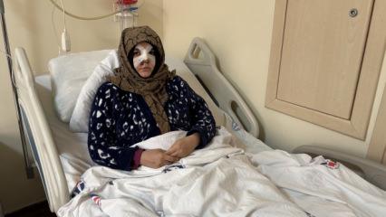 Gaziantep'te kocası tarafından hastanelik edilen kadın taşlı dehşeti anlattı 