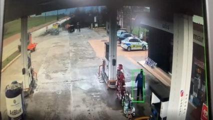 Tokat'ta &ouml;ğrenci servisi kazası kamerada: 6 yaralı