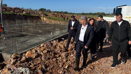 Milletvekili Canbey, yatırımları yerinde inceledi