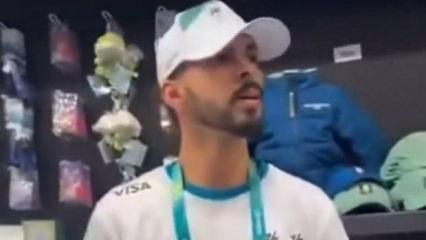 Olimpiyatlarda skandal! Provokat&ouml;r İsrailli grubu '&Ouml;zg&uuml;r Filistin' diyen adam işinden oldu