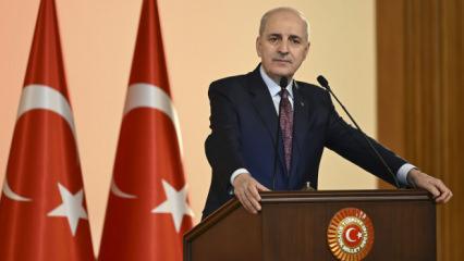 TBMM Başkanı Numan Kurtulmuş, siyasi parti temsilcilerini kabul etti