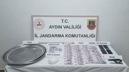 Aydın&rsquo;da 170 gram metamfetamin ve 52 sentetik ecza ele ge&ccedil;irildi