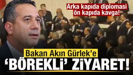 CHP'li Ali Mahir Başarır'dan G&uuml;rlek'e arka kapıda 'b&ouml;rekli' ziyaret!