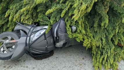 &Ccedil;anakkale'de fırtınada ağa&ccedil;lar devrildi, balkon duvarı yıkıldı