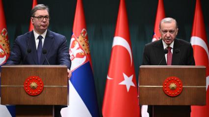 Cumhurbaşkanı Erdoğan: Sırbistan'la ticaret hedefimiz 5 milyar dolar