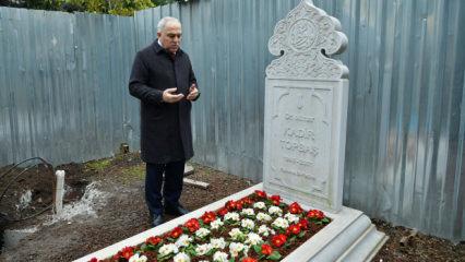 Erg&uuml;n Turan'dan Kadir Topbaş'ın kabrine ziyaret: Kendini sadece İstanbul'a adamıştı