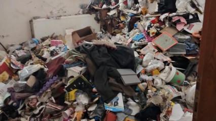 Erzurumda bir evden tam 25 ton &ccedil;&ouml;p &ccedil;ıktı