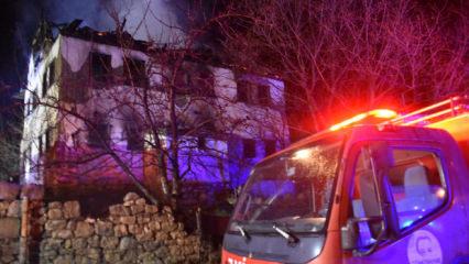 G&uuml;m&uuml;şhane'de yangın faciası! Hayatını kaybetti