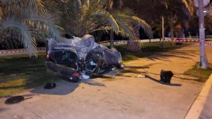 Kartal'da aşırı hız kazaya neden oldu: 2 ağır yaralı