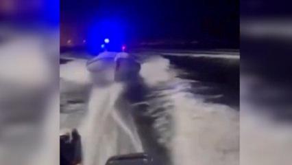 Kocaeli&rsquo;de nefes kesen kovalamaca! Ka&ccedil;ak midye avcıları'nın ka&ccedil;ışı kameraya yansıdı