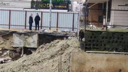  K&uuml;&ccedil;&uuml;k&ccedil;ekmece'de 5 katlı apartman tahliye edildi