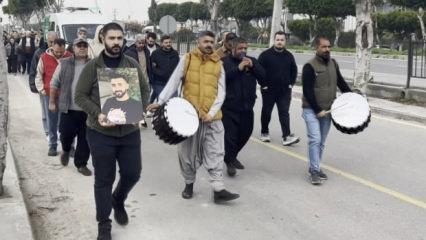 Mersin'de &ouml;len genci davul zurnayla uğurladılar