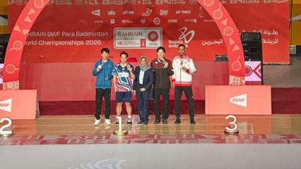 Milli para badmintoncu İlker Tuzcu d&uuml;nya 3.'s&uuml; oldu
