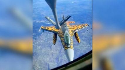 NATO'dan s&uuml;rpriz paylaşımı: T&uuml;rk F-16'ları Romanya hava sahasına imzasını attı