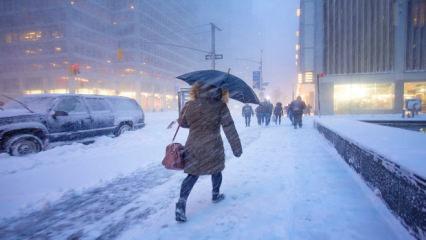 New York'ta 18 kişi soğuktan &ouml;ld&uuml;