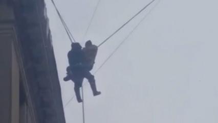 Rusya&rsquo;da mucize kurtuluş kamerada!