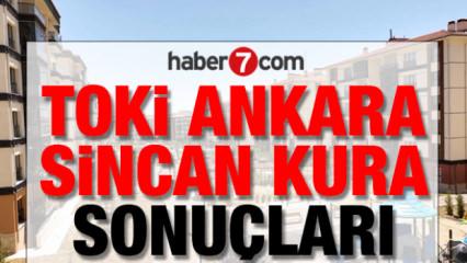 TOKİ Ankara Sincan Yenipe&ccedil;enek kura sonu&ccedil;ları! İşte sorgulama ekranı