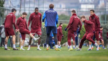 Trabzonspor'da Fenerbah&ccedil;e derbisinin hazırlıkları s&uuml;r&uuml;yor