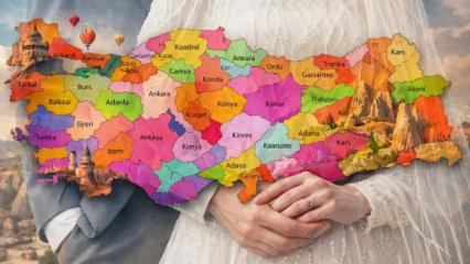 T&Uuml;İK a&ccedil;ıkladı: Boşanma oranının en y&uuml;ksek ve en d&uuml;ş&uuml;k olduğu iller belli oldu