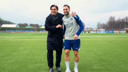 Montella, İtalya'da kaptanı ziyaret etti