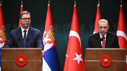 Vucic: Cumhurbaşkanı Recep Tayyip Erdoğan b&uuml;y&uuml;k bir d&uuml;nya lideridir