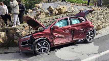 1 kişinin &ouml;ld&uuml;ğ&uuml; kazada 2 otomobile &ccedil;arpan TIR'ın s&uuml;r&uuml;c&uuml;s&uuml; tutuklandı