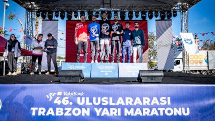 46. Uluslararası Trabzon Yarı Maratonu rekor katılımla tamamlandı