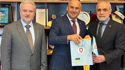 Yal&ccedil;ın Top&ccedil;u, Ukrayna heyetini kabul etti! T&uuml;rkiye ve Erdoğan'a teşekk&uuml;r ettiler