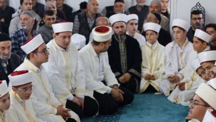 Erzurum'da 25 hafız icazet aldı 