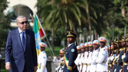 Cumhurbaşkanı Erdoğan, Etiyopya'dan ayrıldı