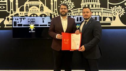 AK Parti Altınordu gen&ccedil;liğinde bayrak değişimi 