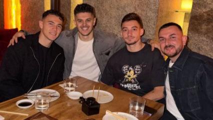 Asslani, Rashica ve Mu&ccedil;i akşam yemeğinde