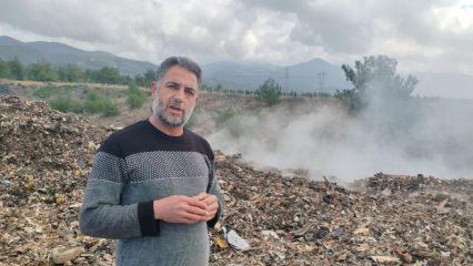 B&ouml;lge halkını canından bezdiren olay: İl dışından getirilen &ccedil;&ouml;pler i&ccedil;ten i&ccedil;e yanıyor