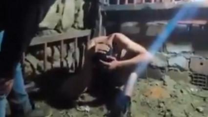 Mardin'de &ccedil;ocuğa işkence iddiası! Dehşet anına ait g&ouml;r&uuml;nt&uuml;ler ortaya &ccedil;ıktı